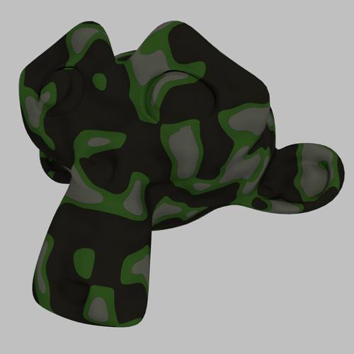 Procedural Camouflage Material  preview image